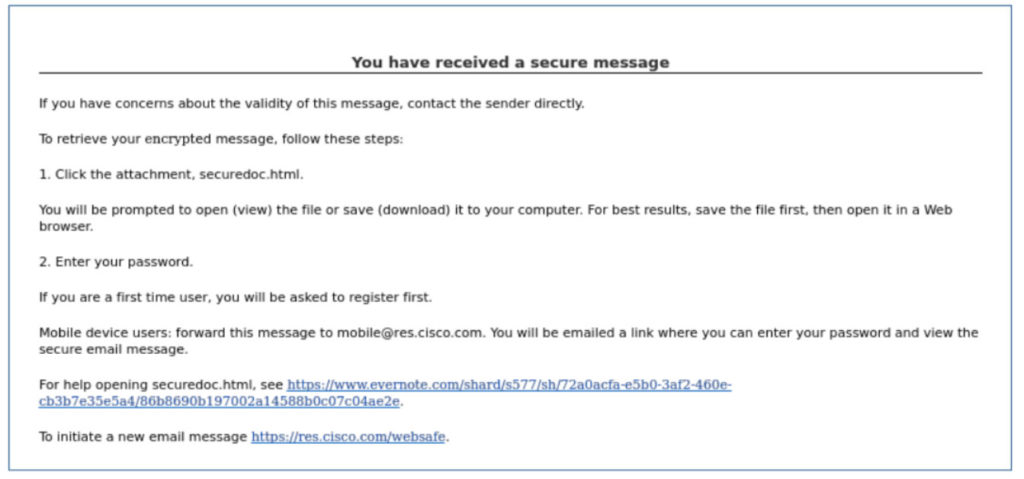 Evernote Phishing Campaign