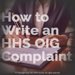 How to Write an HHS OIG Complaint