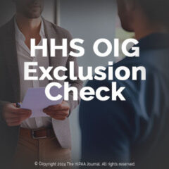 What is an HHS OIG Exclusion Check?