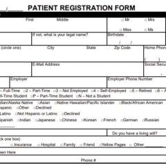 What Information does a Patient Information Form Gather?