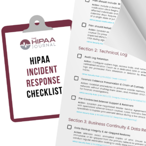 HIPAA Incident Response Checklist